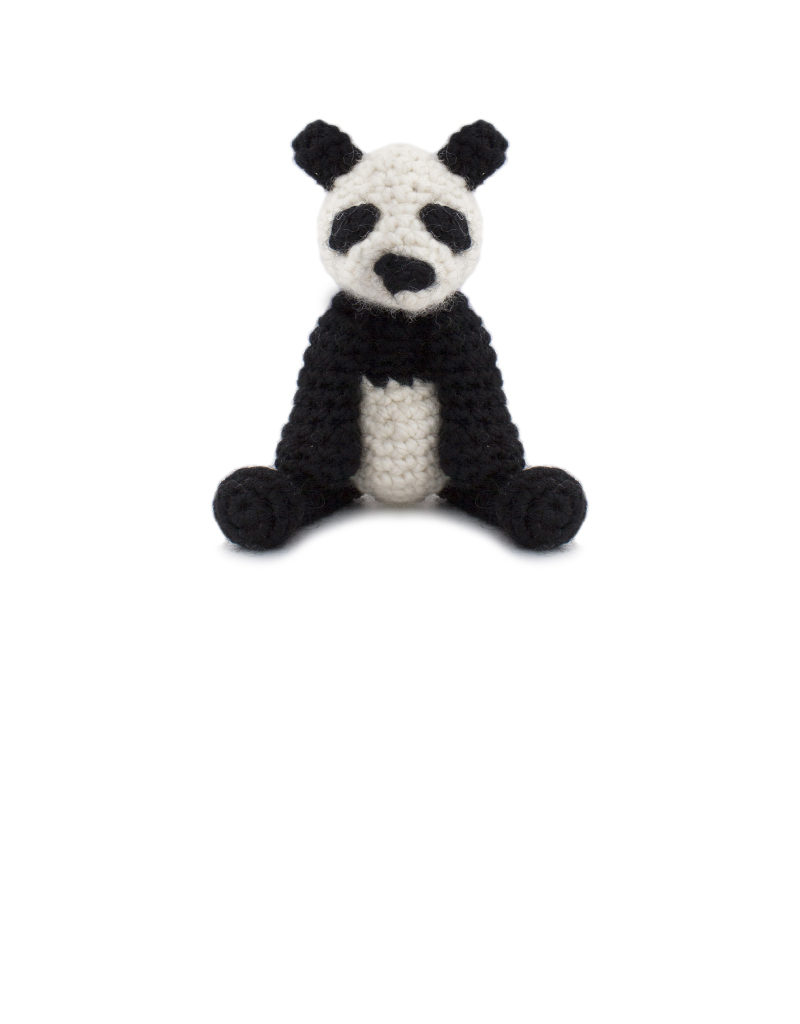 toft ed's animal mini fiona the panda amigurumi crochet